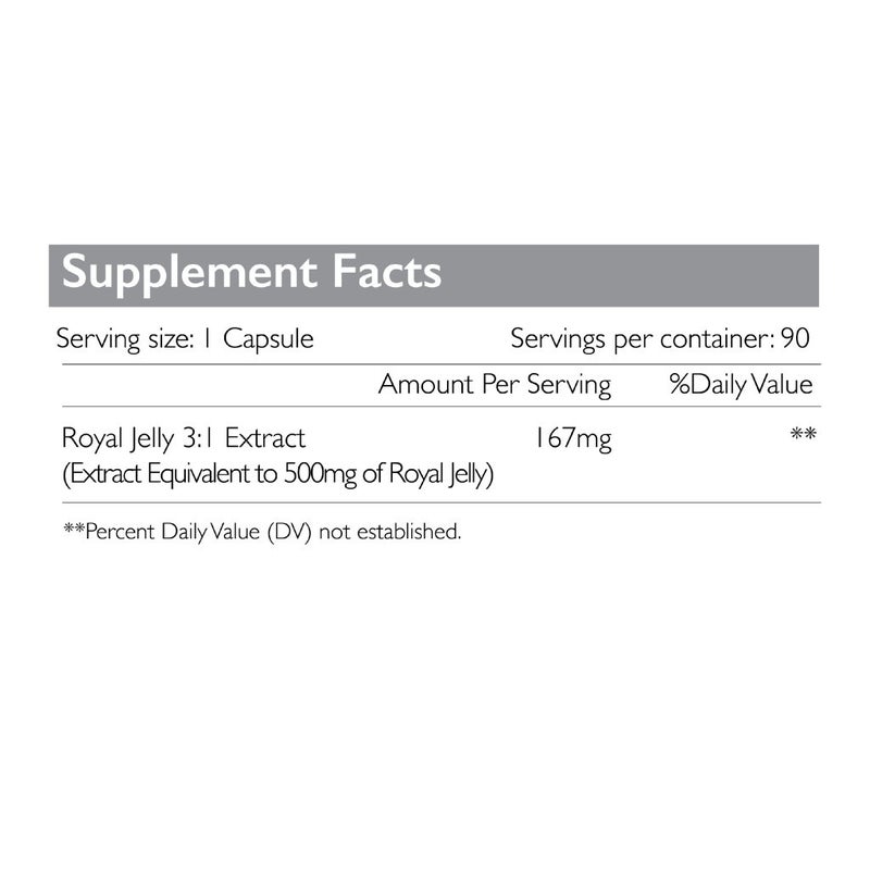 Radiant Platinum Royal Jelly 500 MG – Immune Support, Energy & Nutritional Wellness Supplement x 90 Capsules - Image 4